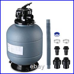 16 Swimming Pool Pump Sand Filter Above Inground Pond Fountain Fit 0.35 to 1HP 16 Swimming Pool Pump Sand Filter Above Inground Pond Fountain Fit 0.35 to 1HP