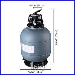 16 Swimming Pool Pump Sand Filter Above Inground Pond Fountain Fit 0.35 to 1HP 16 Swimming Pool Pump Sand Filter Above Inground Pond Fountain Fit 0.35 to 1HP