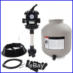 16 Swimming Pool Sand Filter In-Ground & Above-Ground 6-way valve operation