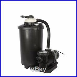 16-in, 75lb Sand Filter System for Above Ground Pools with. 75hp Motor