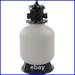 16in Sand Filter with 6-way Top Valve Grey