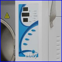 18L 1100W Dental Autoclave Sterilizer Medical Steam Sterilization + Drying Tray