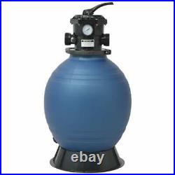 18 Above Ground Pool Sand Filter with 6 Position Valve 110lb For Intex Bestway