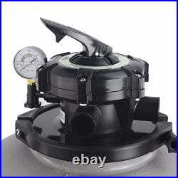 19 Above Ground Swimming Pool Sand Filter System with Pump 4500GPH with 1HP Pump 19 Above Ground Swimming Pool Sand Filter System with Pump 4500GPH with 1HP Pump