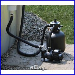 19 In. Pool Sand Filter System With 1.5 Hp Pump