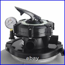 19 Large Sand Filter 4500GPH with 1.5 HP Above Ground Swimming Pool Pump Set