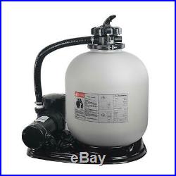 19 in. Sand Filter System with 1.5 HP 4500 GPH Swimming Pool Pump