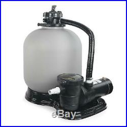 19 in. Sand Filter System with 1.5 HP 4500 GPH Swimming Pool Pump