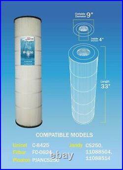 1Pk Filter Cartridge for Jandy CS250,11088504,1088514, Unicel C-8425, and FC-0824