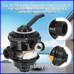 1-1/2-Inch 6-Way Clamp Style Valve Compatible, Fit for Tagelus/Sand Dollar/Meteor 1-1/2-Inch 6-Way Clamp Style Valve Compatible, Fit for Tagelus/Sand Dollar/Meteor