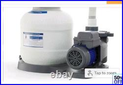 1/2HP Pool Pump2500GPH COMPLETE SET Sand Filter System with 6-Way Valve 1/2HP Pool Pump2500GPH COMPLETE SET Sand Filter System with 6-Way Valve