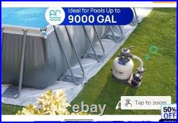 1/2HP Pool Pump2500GPH COMPLETE SET Sand Filter System with 6-Way Valve 1/2HP Pool Pump2500GPH COMPLETE SET Sand Filter System with 6-Way Valve