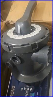 1/2HP Pool Pump2500GPH COMPLETE SET Sand Filter System with 6-Way Valve 1/2HP Pool Pump2500GPH COMPLETE SET Sand Filter System with 6-Way Valve