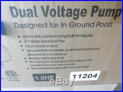 1 HP Above Ground Pool Pump & Filter Unit -NEW