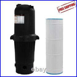 200 sq. Ft. In-Ground Easy Clean Pool Cartridge Filter with Tank