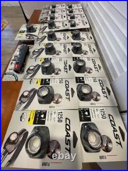 20 Coast LED Light Headlamps Rechargeable FL86R RL10