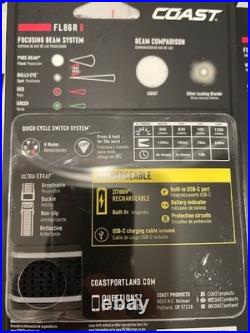 20 Coast LED Light Headlamps Rechargeable FL86R RL10