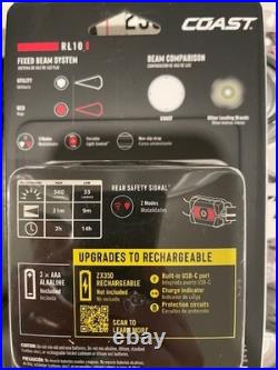 20 Coast LED Light Headlamps Rechargeable FL86R RL10