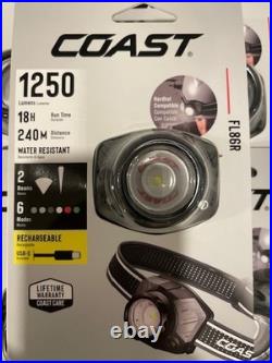 20 Coast LED Light Headlamps Rechargeable FL86R RL10