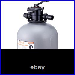 22 Sand Filter System for Pools, 55 GPM, 7-Way Valve, Inground/Above Ground