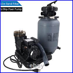 2400GPH 10 Sand Filter Above Ground Swimming Pool Pump intex compatible