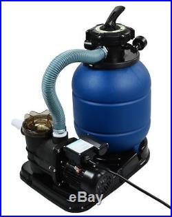 2400GPH 13 Sand Filter 3/4 HP Above Ground Swimming Pool Pump intex compatible