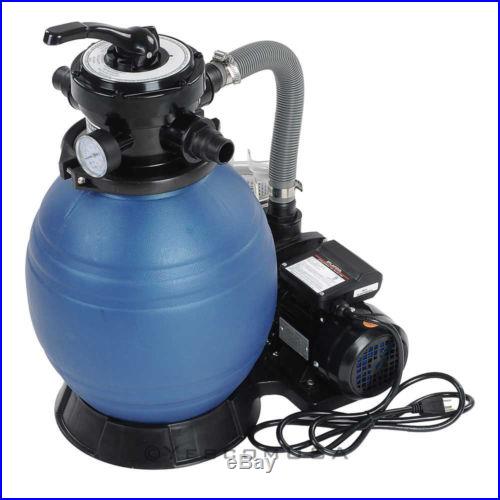 2400GPH 3/4HP Motor Pump 13 Sand Filter Strainer For Above Ground Swimming Pool