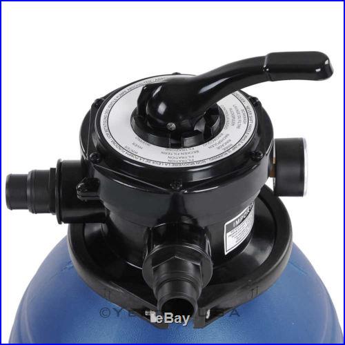 2400GPH 3/4HP Motor Pump 13 Sand Filter Strainer For Above Ground Swimming Pool