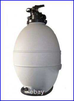 24 Above Ground Swimming Pool Sand Filter 250 lb Sand Capacity