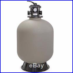 24 Inch Swimming Pool Sand Filter With 7 Way Valve Inground Pond Fountain New