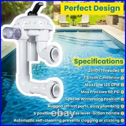 261050 2'' Hi-Flow Multiport Valve Replace for Pentair Pool/Spa D. E. &Sand Filter