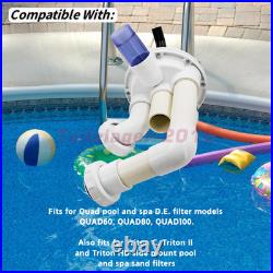 261050 2-Inch HiFlow Multiport Valve For Quad and Triton Pool and Spa D. E