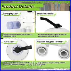 261050 2-Inch HiFlow Multiport Valve Side Mount Replacement with Plumbing Comp 261050 2-Inch HiFlow Multiport Valve Side Mount Replacement with Plumbing Comp