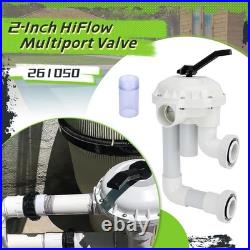 261050 2-Inch HiFlow Multiport Valve Side Mount Replacement with Plumbing Comp 261050 2-Inch HiFlow Multiport Valve Side Mount Replacement with Plumbing Comp