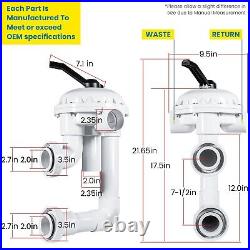 261050 HiFlow Multiport Valve 2'' For Pentair Triton & Quad D. E. And Sand Filter