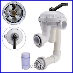 261050 Hi-Flow D. E. Filter 2in Slip Port Multiport Valve for Pentair Pac Fab