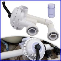 261050 Hi-Flow D. E. Filter 2in Slip Port Multiport Valve for Pentair Pac Fab