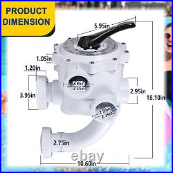 261055 Multiport Valve 2'' For Pentair Triton & Quad Pool/Spa D. E. & Sand Filter 261055 Multiport Valve 2'' For Pentair Triton & Quad Pool/Spa D. E. & Sand Filter