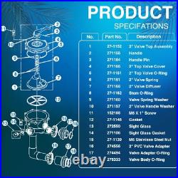 261152 2-Inch Threaded Multiport Valve for FNS, FNS Plus, Pool & Spa D. E. Filters 261152 2-Inch Threaded Multiport Valve for FNS, FNS Plus, Pool & Spa D. E. Filters
