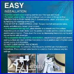 261152 2-Inch Threaded Multiport Valve for FNS, FNS Plus, Pool & Spa D. E. Filters 261152 2-Inch Threaded Multiport Valve for FNS, FNS Plus, Pool & Spa D. E. Filters