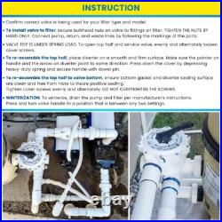 261152 2-Inch Threaded Multiport Valve for Pentair FNS, FNS Plus, Nautilus Plus