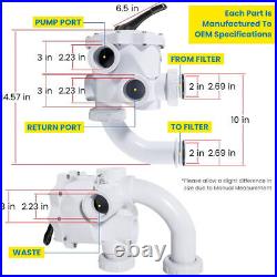 261152 Multiport Valve Kit 2 for Pentair FNS, FNS 60, FNS Plus, Spa D. E. Filters