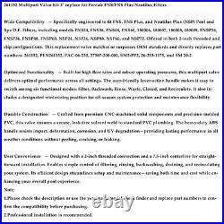 261152 Multiport Valve Kit 2 replace fit Pentair FNS/FNS Plus/Nautilus Filters