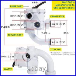 261152 Multiport Valve for Pentair FNS/FNS Plus/Nautilus Plus Pool D. E. Filter 261152 Multiport Valve for Pentair FNS/FNS Plus/Nautilus Plus Pool D. E. Filter
