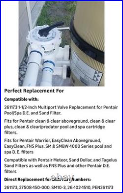 261173 1-1/2 Multiport Control Valve Replacement for Pentair Pool 1.5inch