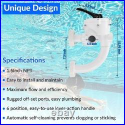 261173 1-1/2 Multiport Valve Replacement for Pentair Quad D. E. And Sand Filters