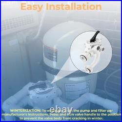 261173 1-1/2 Multiport Valve Replacement for Pentair Quad D. E. And Sand Filters