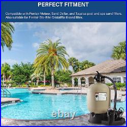 262506 1-1/2Inch 6-Way Clamp Style Valve Compatible with Pool & Spa Sand Filter