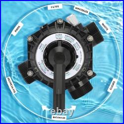 262506 1-1/2-Inch 6-Way Clamp Style Valve Compatible with Pentair 262506 Multipo