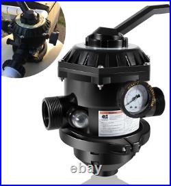 262506 1-1/2-Inch 6-Way Clamp Style Valve Replacement for Pool & Spa Sand Filter 262506 1-1/2-Inch 6-Way Clamp Style Valve Replacement for Pool & Spa Sand Filter